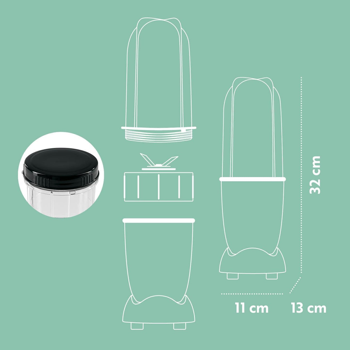 GOURMETmaxx Mr. Magic Mixer Smoothie Maker Over dit item TWEEDE SNELHEID VAN PREPARATIE: Vaarwel grote keukenmachine! Hier komt de compacte keuken alleskunner voor je dagelijkse vitamine-inname. Want met de GOURMETmaxx Mr Magic in de 18-delige set kun je