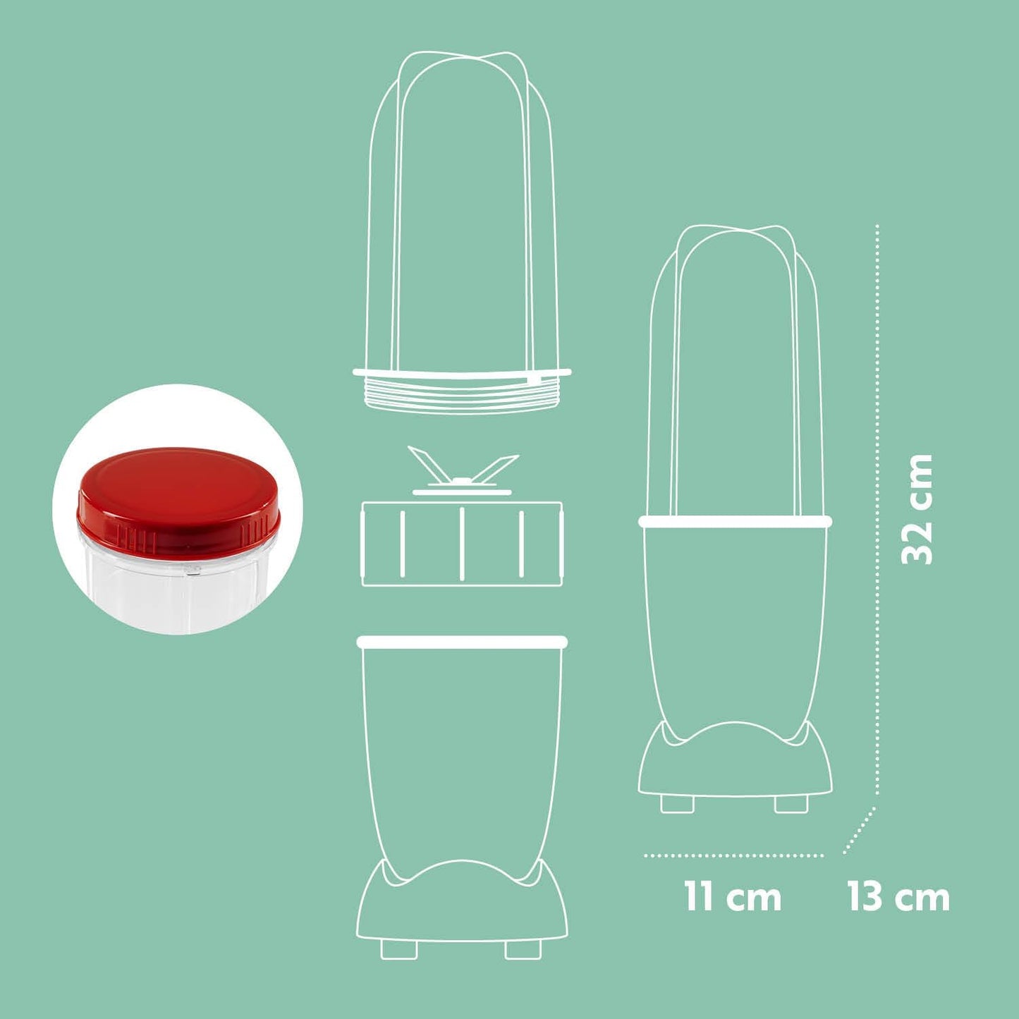 GOURMETmaxx Mr. Magic Mixer Smoothie Maker Over dit item TWEEDE SNELHEID VAN PREPARATIE: Vaarwel grote keukenmachine! Hier komt de compacte keuken alleskunner voor je dagelijkse vitamine-inname. Want met de GOURMETmaxx Mr Magic in de 18-delige set kun je