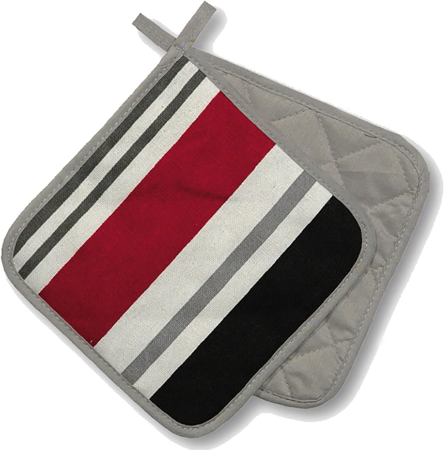 Ovenwanten Kitchen, patchwork, roze, 1 paar, PSA-categorie II hittebestendig tot 250 °C, getest en gecertificeerd product Delindo Lifestyle Ovenwanten pannenlappen serie Kitchen Open handschoenen en pannenlappen voldoen aan de normen EN 21420, EN 388 en E
