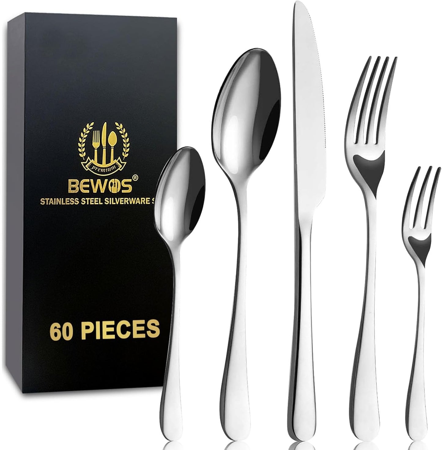 Bestekset voor 6 personen gepolijst vaatwasserbestendig Over dit item 30-delige bestekset voor 6 personen: De 30-delige bestekset bestaat uit 6 messen, 6 eetlepels, 6 dinervorken, 6 theelepels en 6 dessertvorkjes, waardoor het een goede keuze is voor elk