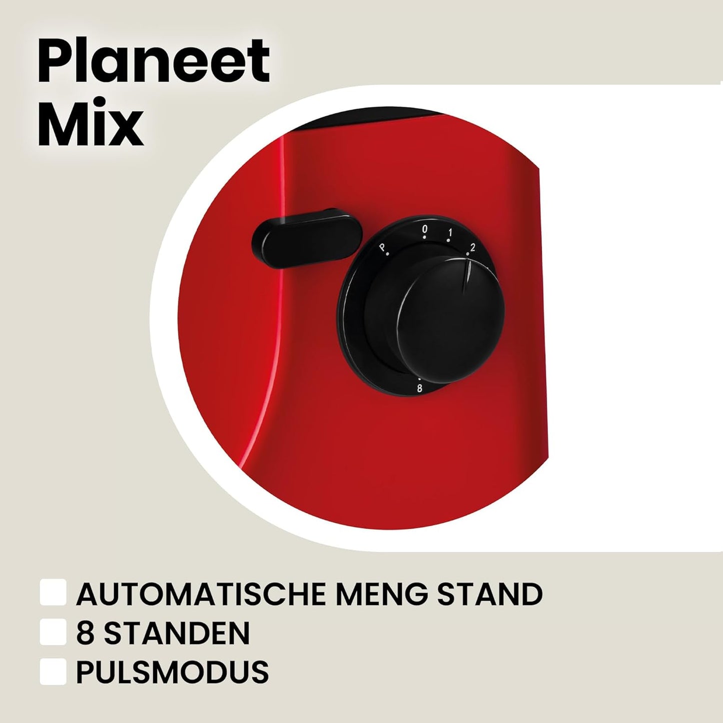 Zeegma Planeet Chef - 2200W Keukenmachine, 6,5L Misa, 7 Snelheden, Pulse Functie, Teflon Gecoate Accessoires, Vaatwasserbestendig GROTE 6,5L MENGKOM MET ANTISPUITSCHERM De ruime mengkom van 6,5 liter is perfect voor grote hoeveelheden deeg of beslag, terw
