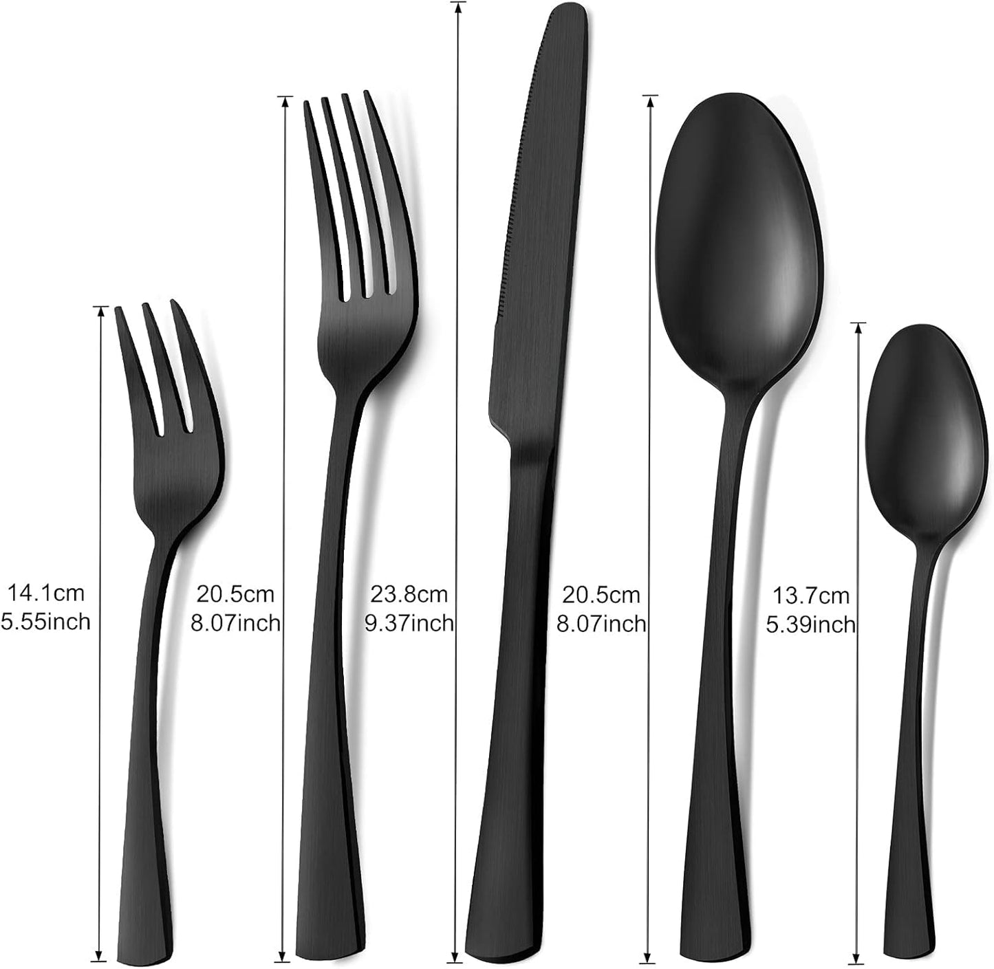 Bestdin Bestekset voor 6 personen 30-delige Over dit item 30-delige bestekset voor 6 personen: Bestdin als 30-delige titanium bestekset zwart bestaat uit 6 messen, 6 eetlepels, 6 tafelvorken, 6 theelepels en 6 dessertvorkjes. Ideaal voor elke formele of c