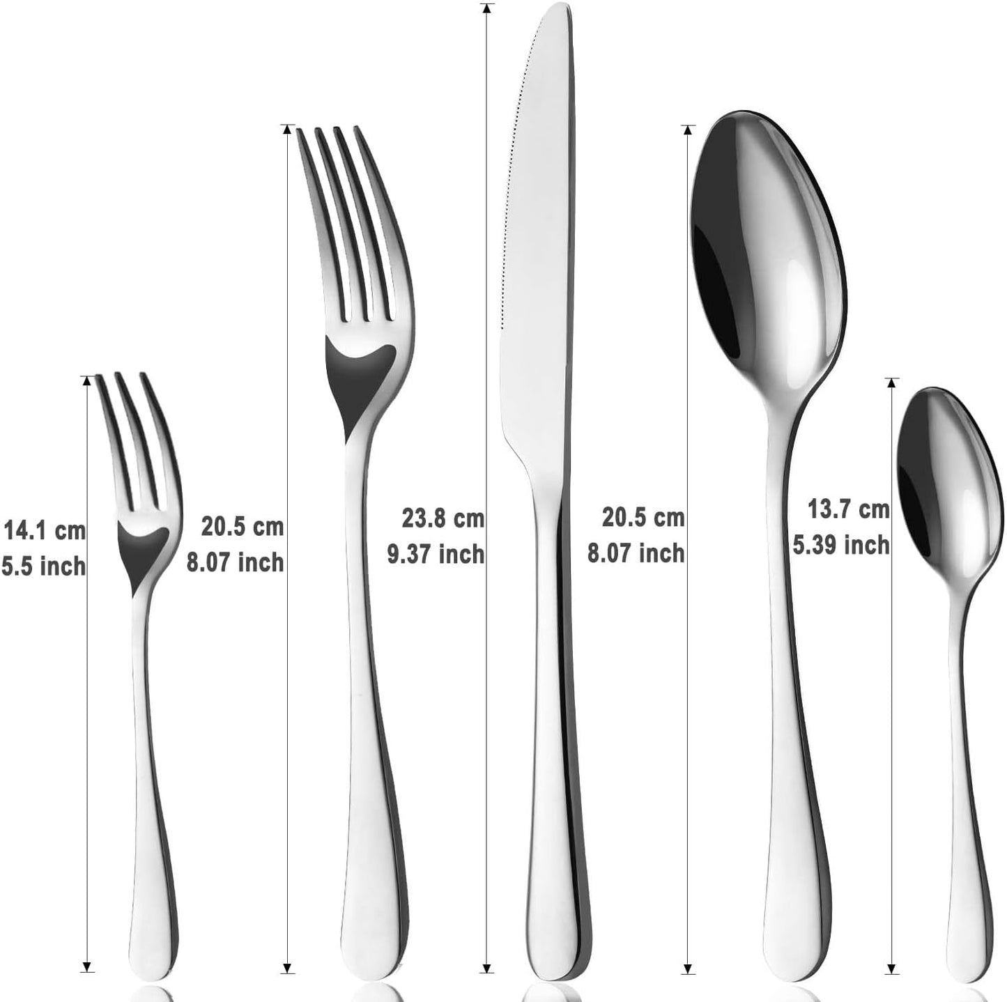 Bestekset voor 6 personen gepolijst vaatwasserbestendig Over dit item 30-delige bestekset voor 6 personen: De 30-delige bestekset bestaat uit 6 messen, 6 eetlepels, 6 dinervorken, 6 theelepels en 6 dessertvorkjes, waardoor het een goede keuze is voor elk