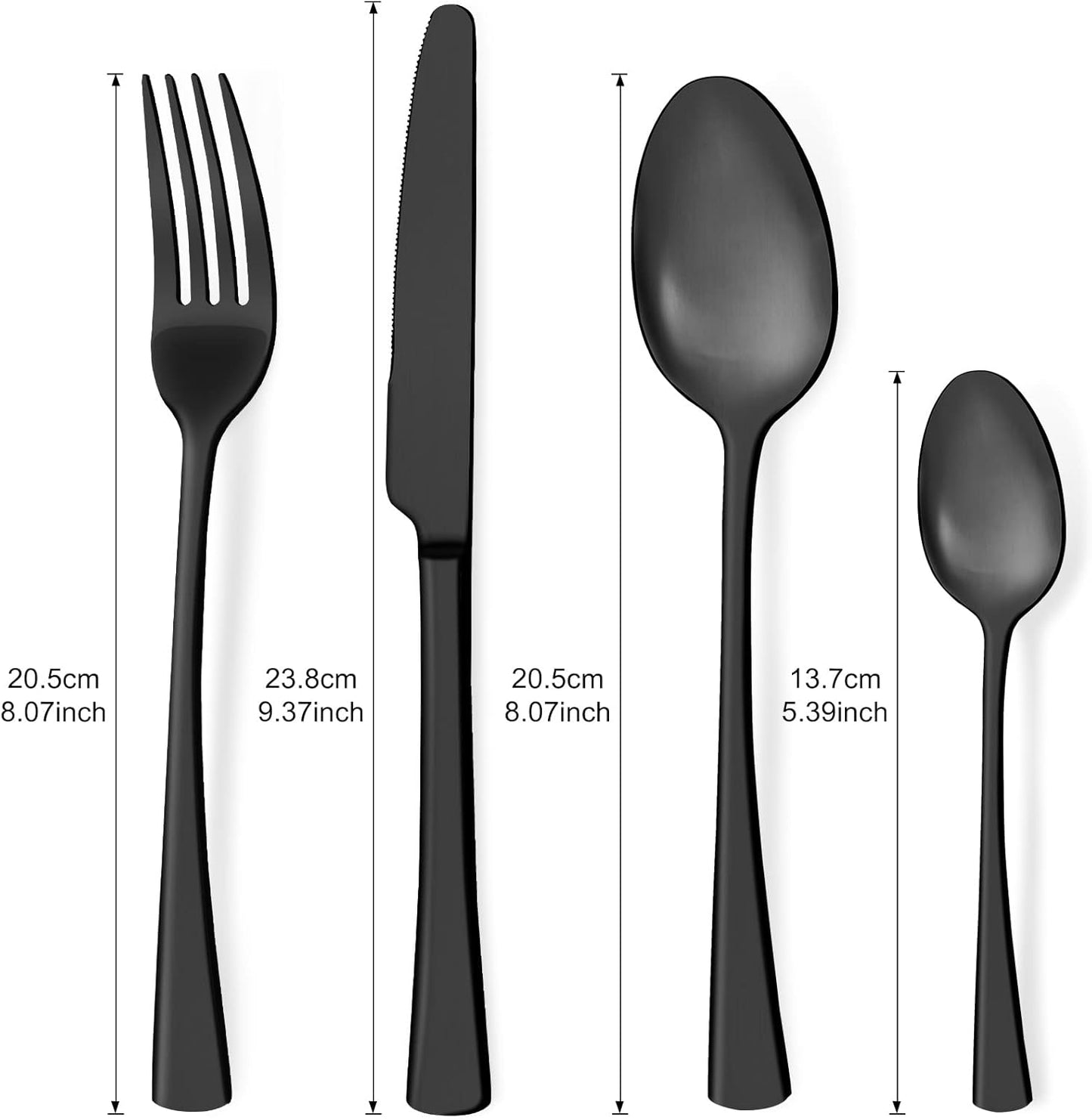 Bestdin Bestekset voor 6 personen 30-delige Over dit item 30-delige bestekset voor 6 personen: Bestdin als 30-delige titanium bestekset zwart bestaat uit 6 messen, 6 eetlepels, 6 tafelvorken, 6 theelepels en 6 dessertvorkjes. Ideaal voor elke formele of c