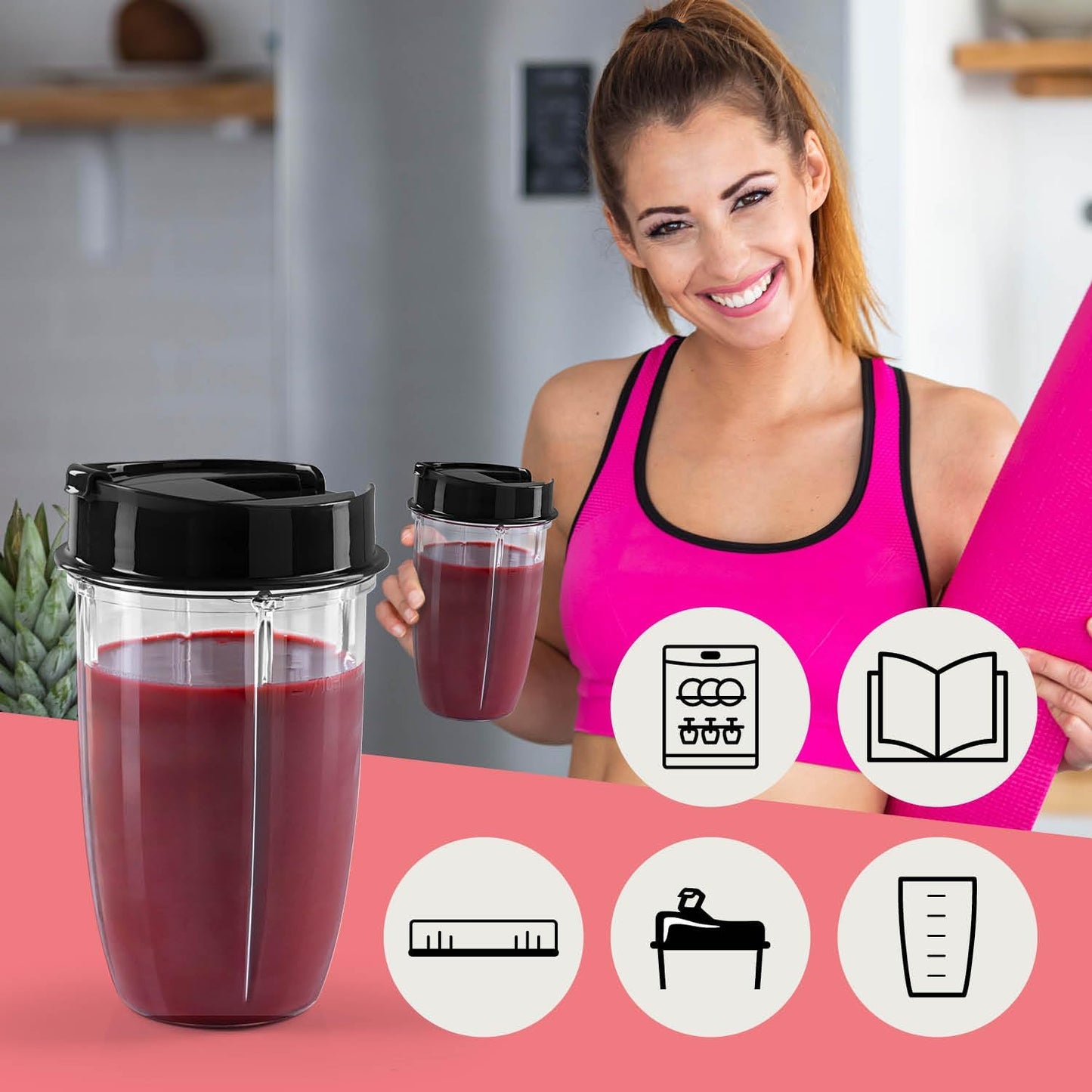 GOURMETmaxx Mr. Magic Mixer Smoothie Maker Over dit item TWEEDE SNELHEID VAN PREPARATIE: Vaarwel grote keukenmachine! Hier komt de compacte keuken alleskunner voor je dagelijkse vitamine-inname. Want met de GOURMETmaxx Mr Magic in de 18-delige set kun je
