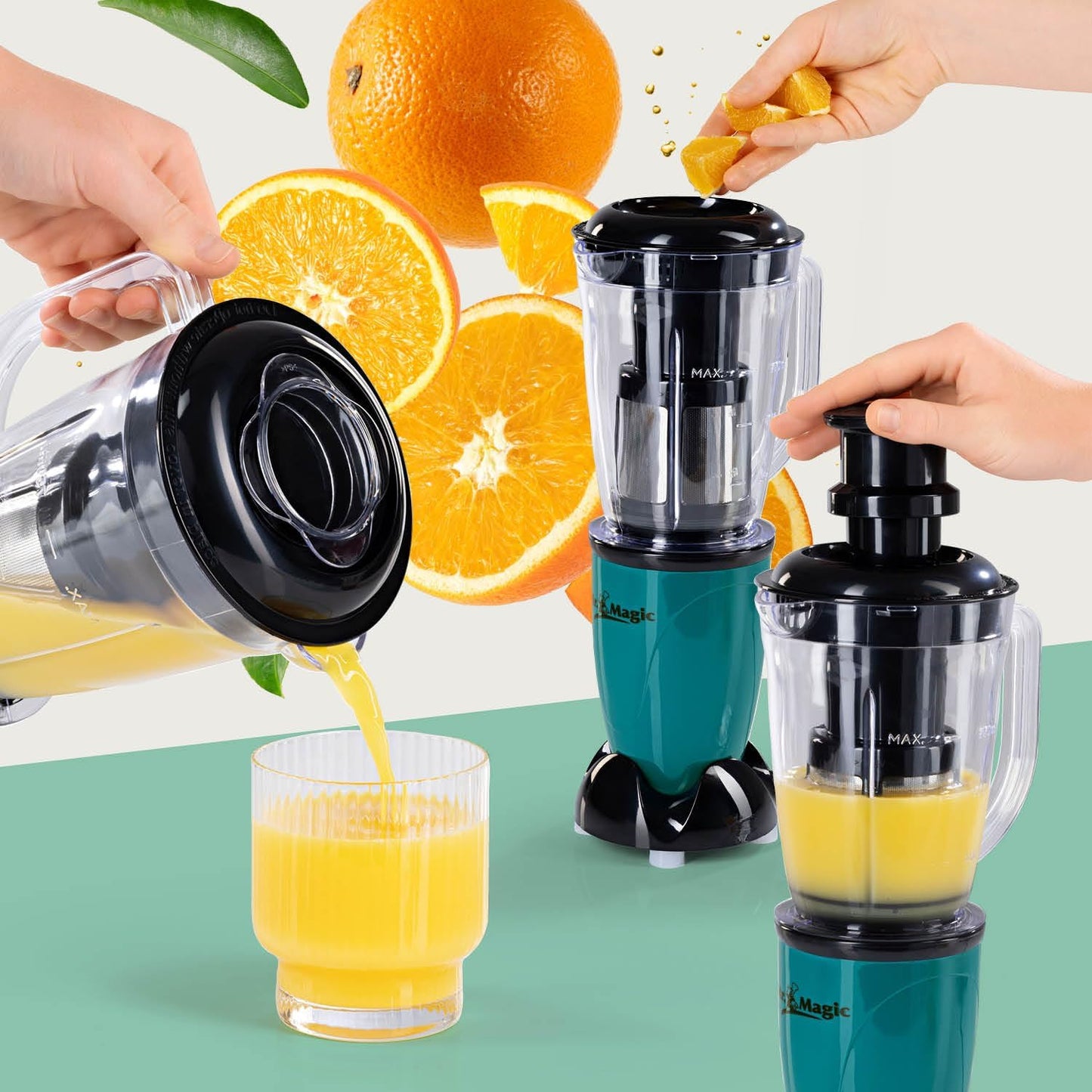 GOURMETmaxx Mr. Magic Mixer Smoothie Maker Over dit item TWEEDE SNELHEID VAN PREPARATIE: Vaarwel grote keukenmachine! Hier komt de compacte keuken alleskunner voor je dagelijkse vitamine-inname. Want met de GOURMETmaxx Mr Magic in de 18-delige set kun je