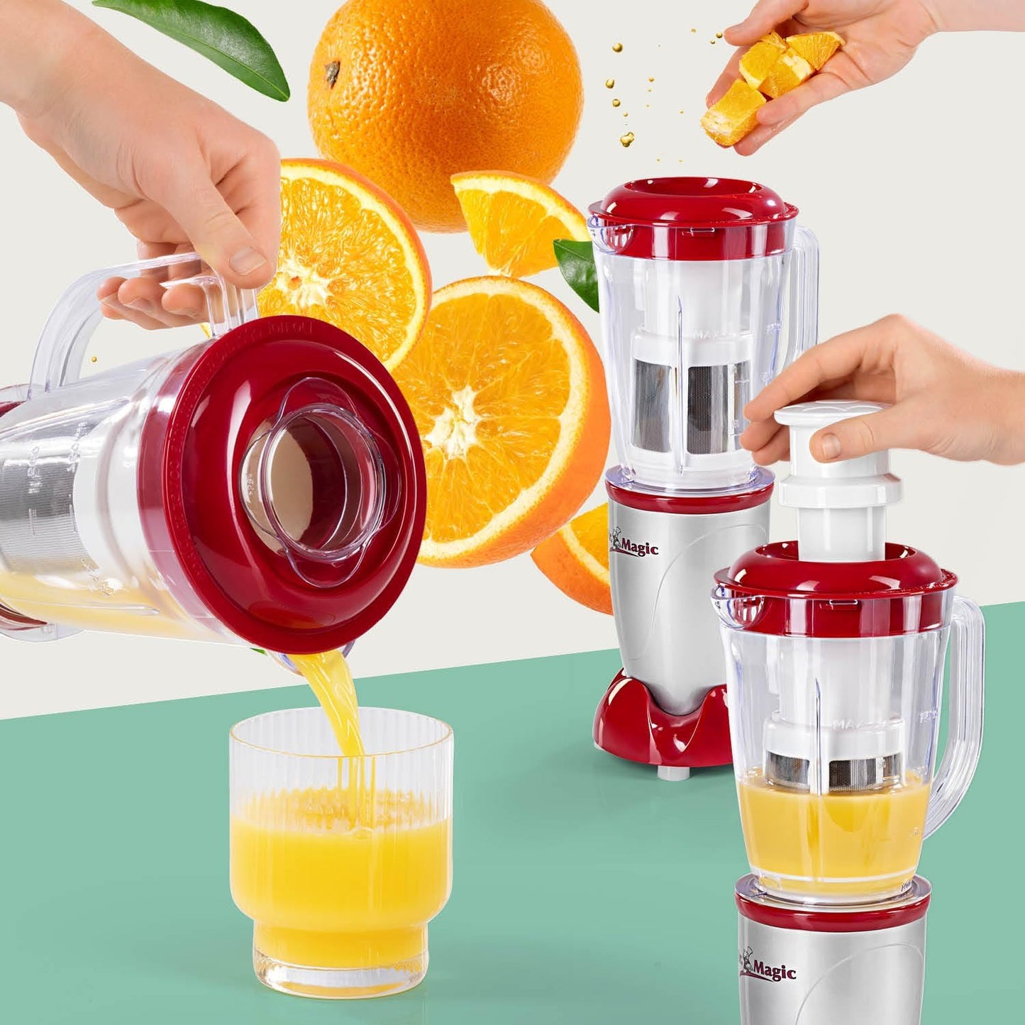 GOURMETmaxx Mr. Magic Mixer Smoothie Maker Over dit item TWEEDE SNELHEID VAN PREPARATIE: Vaarwel grote keukenmachine! Hier komt de compacte keuken alleskunner voor je dagelijkse vitamine-inname. Want met de GOURMETmaxx Mr Magic in de 18-delige set kun je