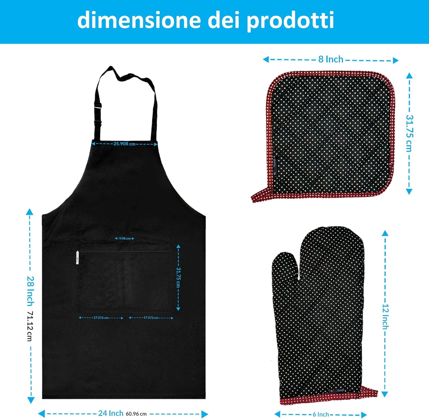 2 Stuks Chef Schort Waterdichte Schort met 3 Zakken Over dit item 💕65% polyester / 35% katoen beste mix voor schorten die bekend staan om hun duurzaamheid. Zij vervagen niet zo snel, verliezen snel hun vorm, kijken langer als nieuw, zijn minder naar vore