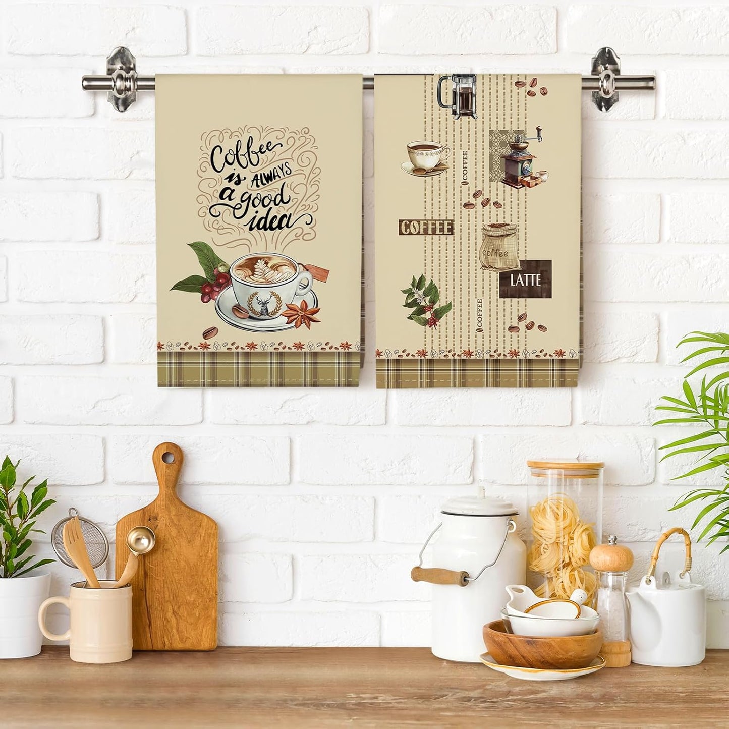 Arquiel Katoen Keukenhanddoeken 4 stuks 70cm X 48cm Over dit item KWALITEITSMATERIAAL: Arquiel keukendoeken zijn gemaakt van 100% katoen Ze zijn voorzien van digitale printtechnologie. De kleuren zijn helder en lichtbestendig (tips: vanwege de eigenschapp