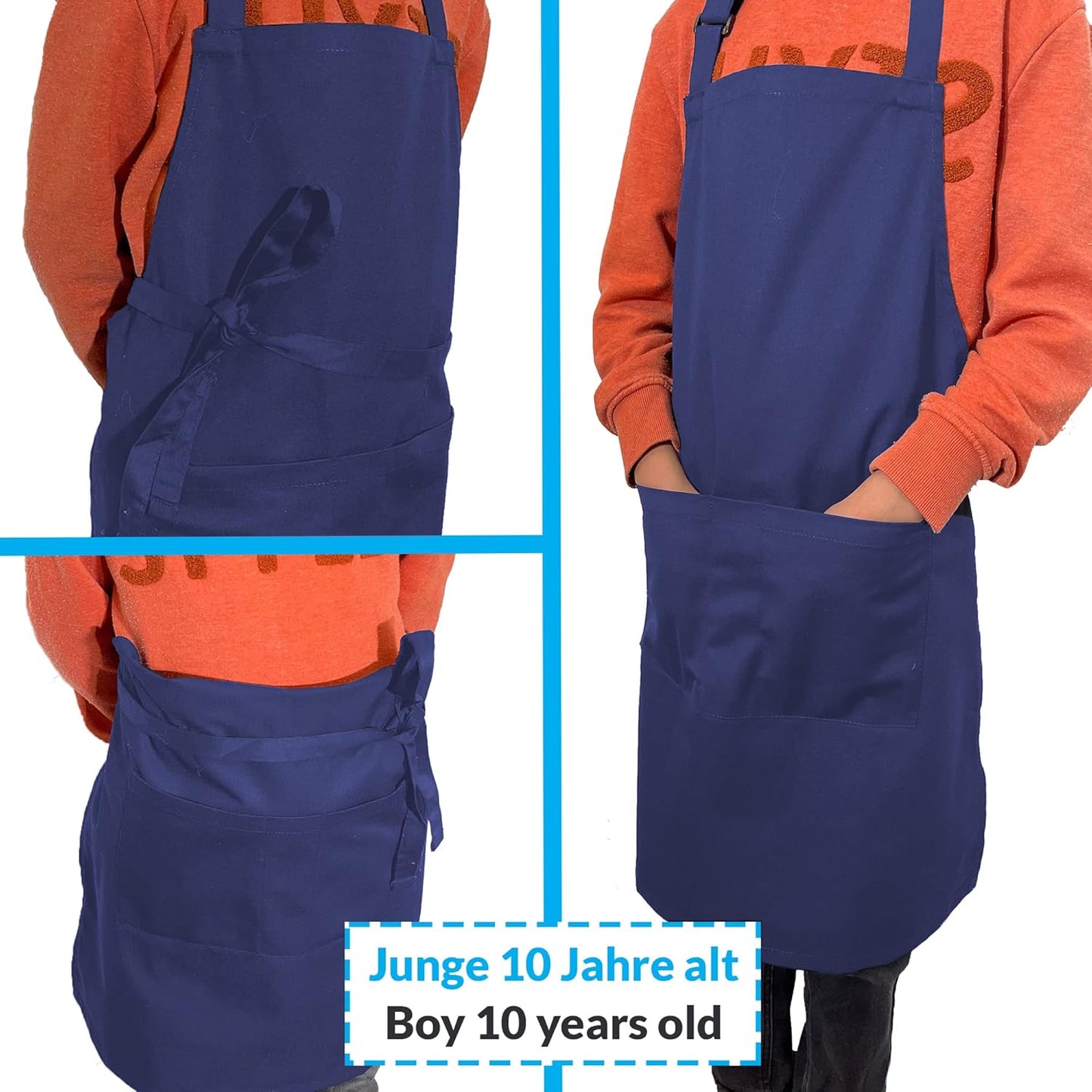 2 Stuks Chef Schort Waterdichte Schort met 3 Zakken Over dit item 💕65% polyester / 35% katoen beste mix voor schorten die bekend staan om hun duurzaamheid. Zij vervagen niet zo snel, verliezen snel hun vorm, kijken langer als nieuw, zijn minder naar vore