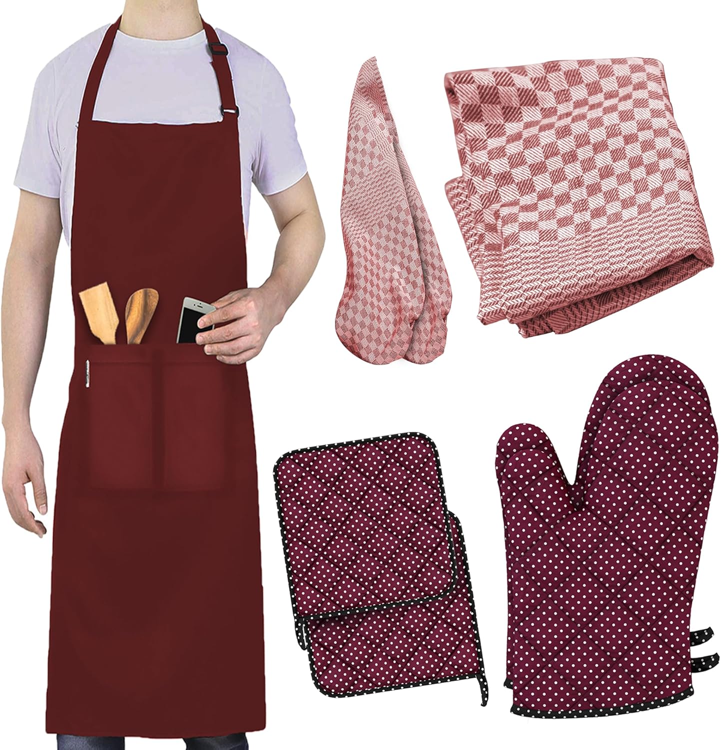 2 Stuks Chef Schort Waterdichte Schort met 3 Zakken Over dit item 💕65% polyester / 35% katoen beste mix voor schorten die bekend staan om hun duurzaamheid. Zij vervagen niet zo snel, verliezen snel hun vorm, kijken langer als nieuw, zijn minder naar vore