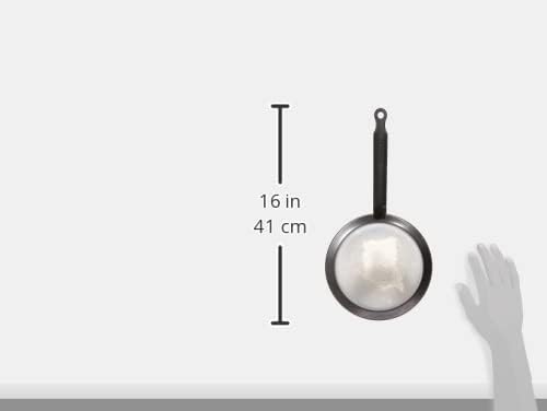 de Buyer Crêpepan zwaar ijzer staal - 24 cm DE BUYER 'Carbon meer' crêpepan met stalen handvat, metaal, wit, Diámetro 24 DE BUYER 'Carbon meer' crêpepan met stalen handvat gelast, metaal, wit, Diámetro 24 DE BUYER 'Carbon Mehr' crep tavası çelik saplı kay