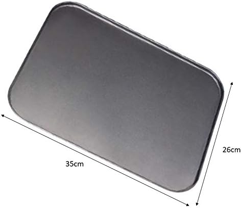 Chef Aid Anti-aanbak Carbonstalen Bakplaat Over dit item Chef Aid Anti-aanbak Bakplaat van Koolstofstaal, duurzame antiaanbaklaag, geschikt voor koelkast en vriezer, ideaal voor gebak en braadstukken, Afmetingen 39 cm x 25,5 cm, Koolstofstalen Ovenschaal.