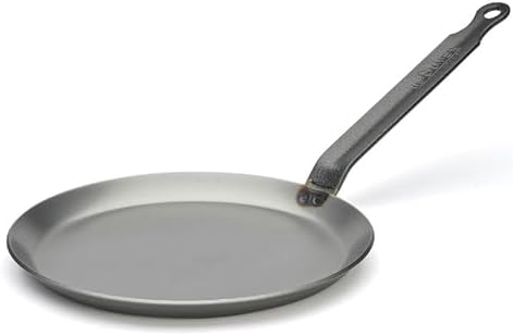 de Buyer Crêpepan zwaar ijzer staal - 24 cm DE BUYER 'Carbon meer' crêpepan met stalen handvat, metaal, wit, Diámetro 24 DE BUYER 'Carbon meer' crêpepan met stalen handvat gelast, metaal, wit, Diámetro 24 DE BUYER 'Carbon Mehr' crep tavası çelik saplı kay