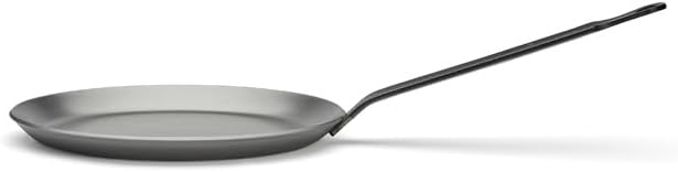 de Buyer Crêpepan zwaar ijzer staal - 24 cm DE BUYER 'Carbon meer' crêpepan met stalen handvat, metaal, wit, Diámetro 24 DE BUYER 'Carbon meer' crêpepan met stalen handvat gelast, metaal, wit, Diámetro 24 DE BUYER 'Carbon Mehr' crep tavası çelik saplı kay