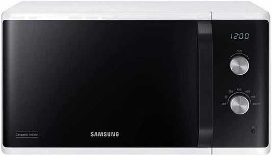 Samsung MW3500 Magnetron MS23K3614AW/EG/800 W/23 l ovenruimte/48,9 cm breed/krasbestendige keramische emaille binnenruimte/6 vermogensniveaus/wit Samsung MW3500 MS23K3614AW/EG magnetron, 800 W, 23 l ovenruimte, 48,9 cm breedte, krasbestendige keramische e