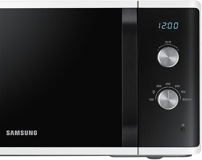 Samsung MW3500 Magnetron MS23K3614AW/EG/800 W/23 l ovenruimte/48,9 cm breed/krasbestendige keramische emaille binnenruimte/6 vermogensniveaus/wit Samsung MW3500 MS23K3614AW/EG magnetron, 800 W, 23 l ovenruimte, 48,9 cm breedte, krasbestendige keramische e