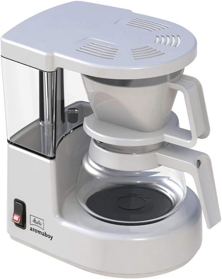 Melitta Koffiezetapparaat met Glazen Pot Voor 2 Kopjes Over dit item Ruimtebesparend ontwerp Bijzonder slanke filterkoffiemachine met glazen kan voor ca. 2 kopjes, ideaal voor eenpersoonshuishoudens, caravans of vakantieappartementen, geschikt voor Melitt