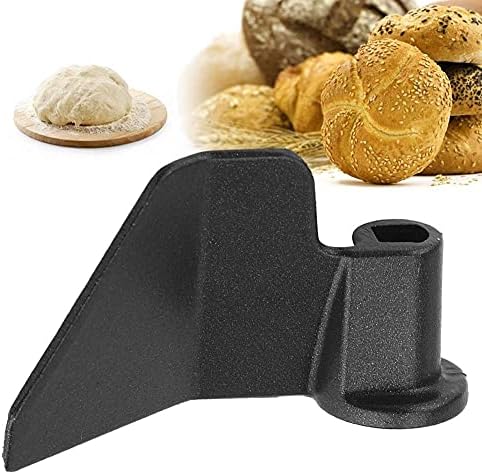 Broodbakmes, universeel roestvrijstalen broodbakpedaal Non-stick broodmachine Paddle-mengblad Vervanging voor broodbakmachine Keuken ❤ 【ROESTVRIJ STAAL MATERIAAL】 De broodmachine kneedpeddel is gemaakt van hoogwaardig roestvrij staal, milieuvriendelijk, d