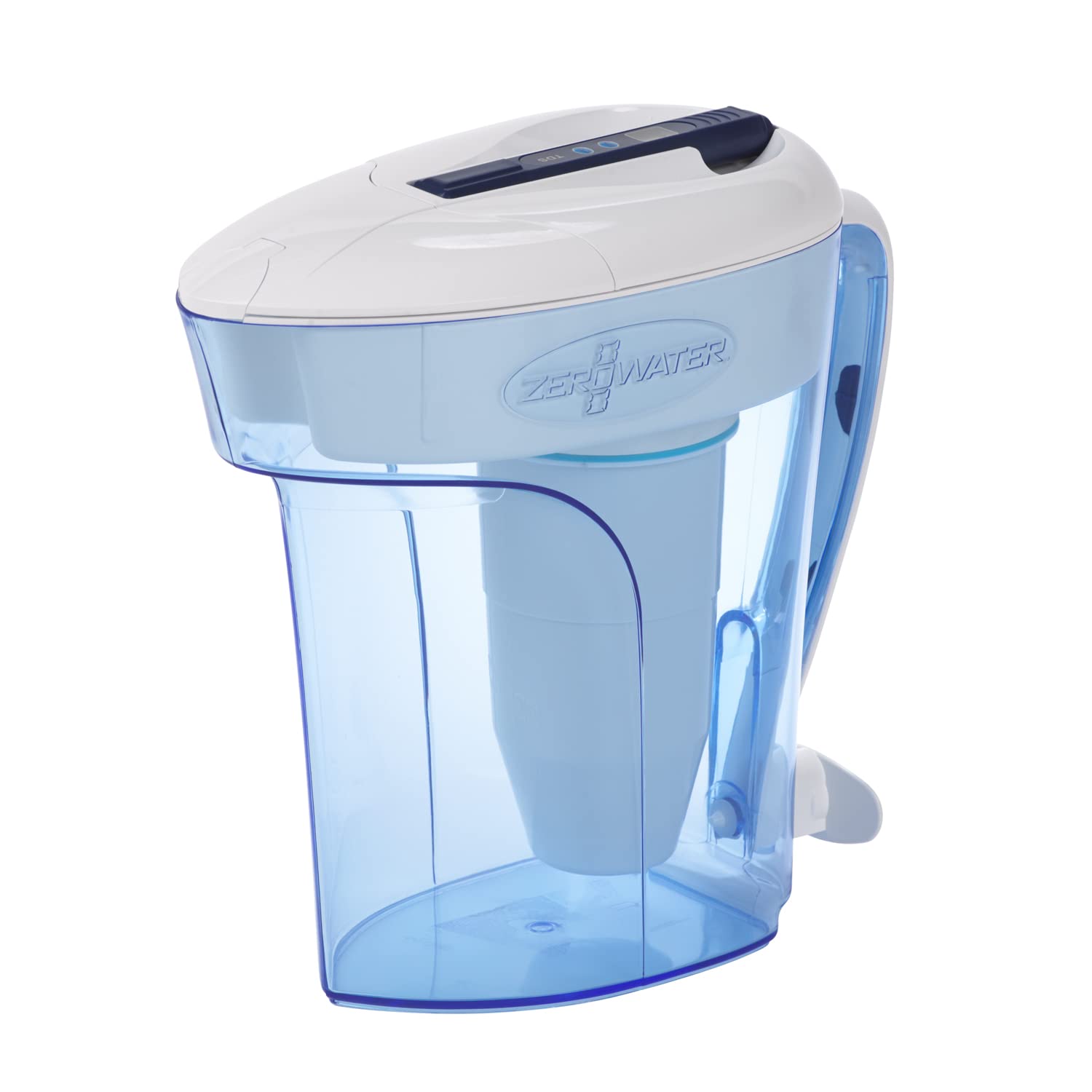 ZeroWater waterfilteringskan voor 12 kopjes 2,8 L Gefilterd water kan: De 5-fasen waterfilter kan van 2,8 L past bij je actieve levensstijl, met zijn ruimtebesparende ontwerp past hij perfect in compacte of kleine koelkasten Premium gezuiverd water in 5 f