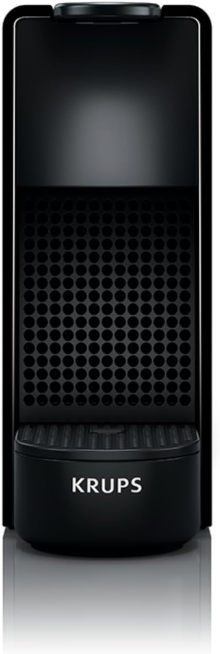 Nespresso Krups Essenza Mini Piano Black Koffiepadmachine 0.6 l Over dit item Met de Nespresso Essenza Mini Piano Noir kun je tot 3 grote kopjes koffie serveren dankzij de tank van 0,6 liter. Het is niet alleen compact en zeer compact, maar heeft ook een