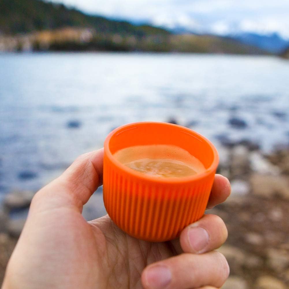 WACACO Nanopresso Draagbaar Espressomachine Over dit item Het bereiken van de perfecte espresso-opname is verre van eenvoudig. De Nanopresso werkt het beste met fijngemalen koffie die hard wordt aangedrukt. Dankzij de innovatieve constructie en eenvoudige