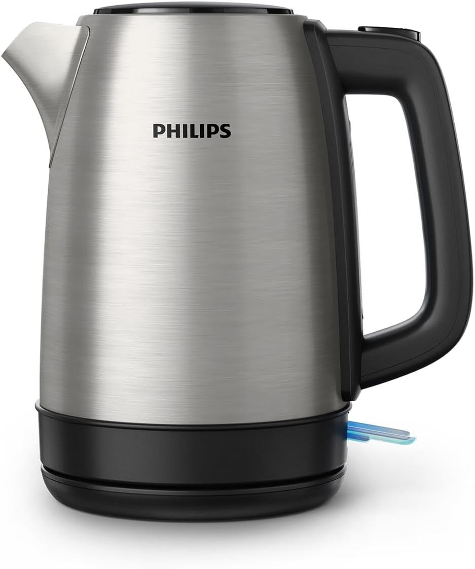 Philips Waterkoker 1.7 L Veerdeksel Indicatielamp Draaivoet Gemaakt om lang mee te gaan. Snelle kookprestaties van een superefficiënt verwarmingselement. Inhoud van 1,7 - meer dan 7 kopjes uit een volle kan. Merk Philips Capaciteit 1,7 Liter Materiaal Pol