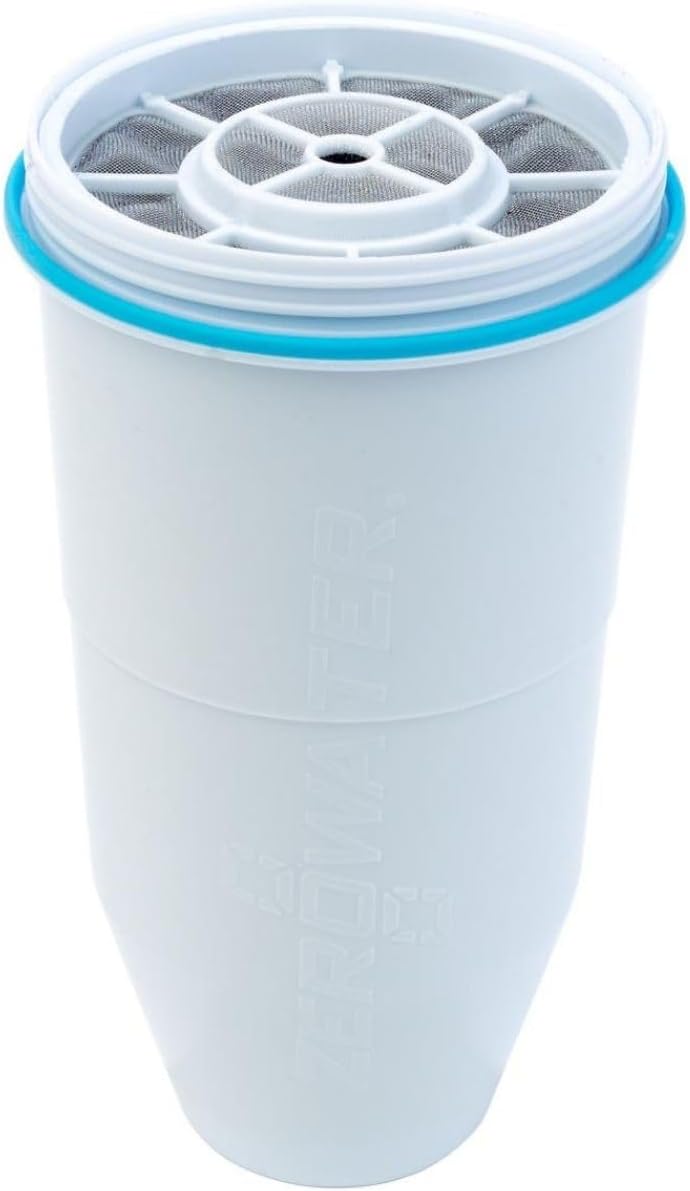 Zerowater 5-fasen Waterfilter Vervanging, NSF-gecertificeerd om Lood, Andere Zware Metalen en PFOA/PFOS te Verminderen, Verpakking van 4, Wit Vervangingspakket voor het filter: Geschatte filterlevensduur van 75 liter gefliterd water (de filterlevensduur k