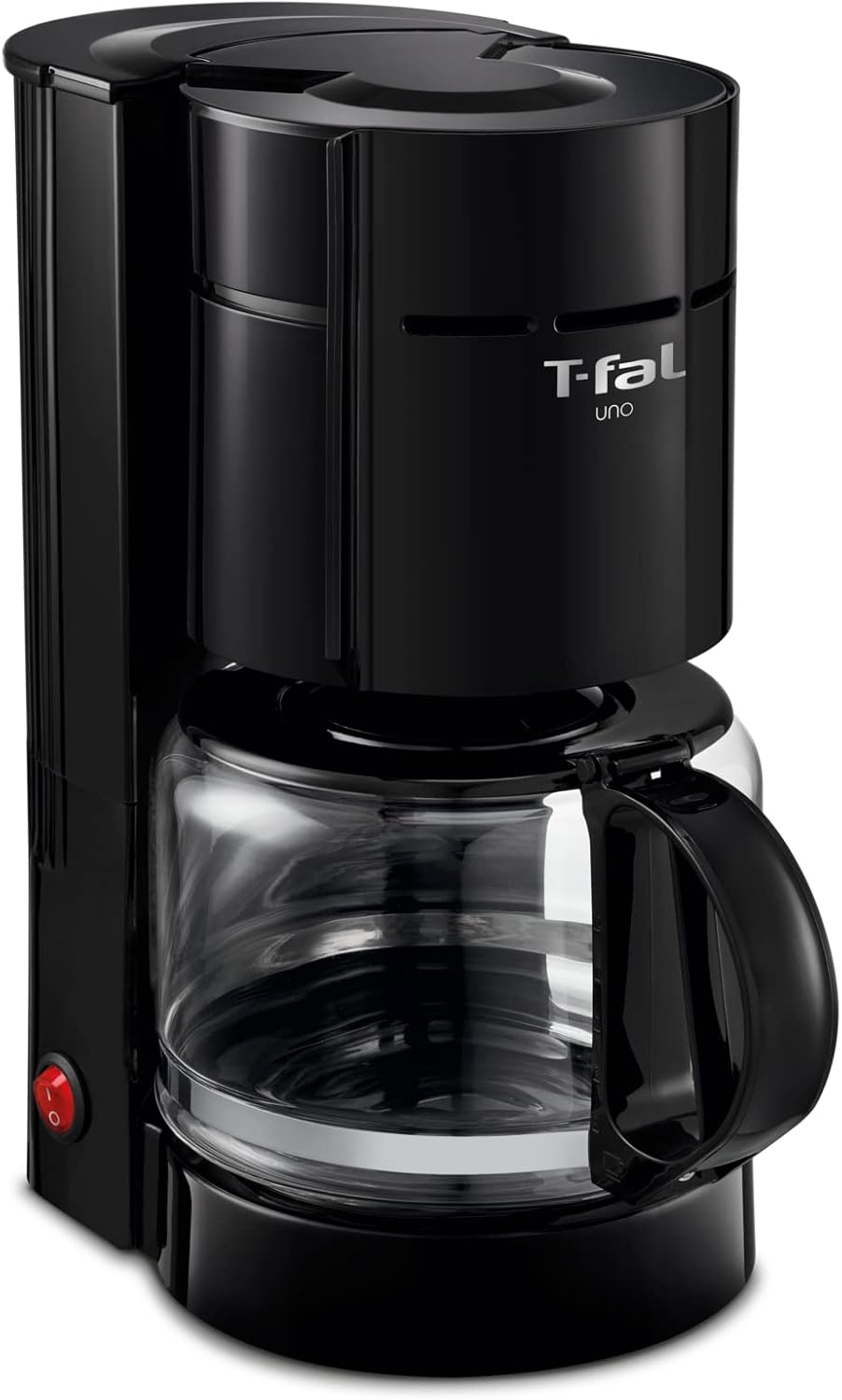 Tefal Uno koffiezetapparaat, CM1218, filter, 1.1L, tot 12 kopjes, Druppelstop, zwarte behuizing, Warmhoudfunctie Koffiezetapparaat voor heerlijke filter koffie De glazen kan heeft een capaciteit van 1,1L: zet tot 12 kopjes koffie tegelijkertijd. Glanzend