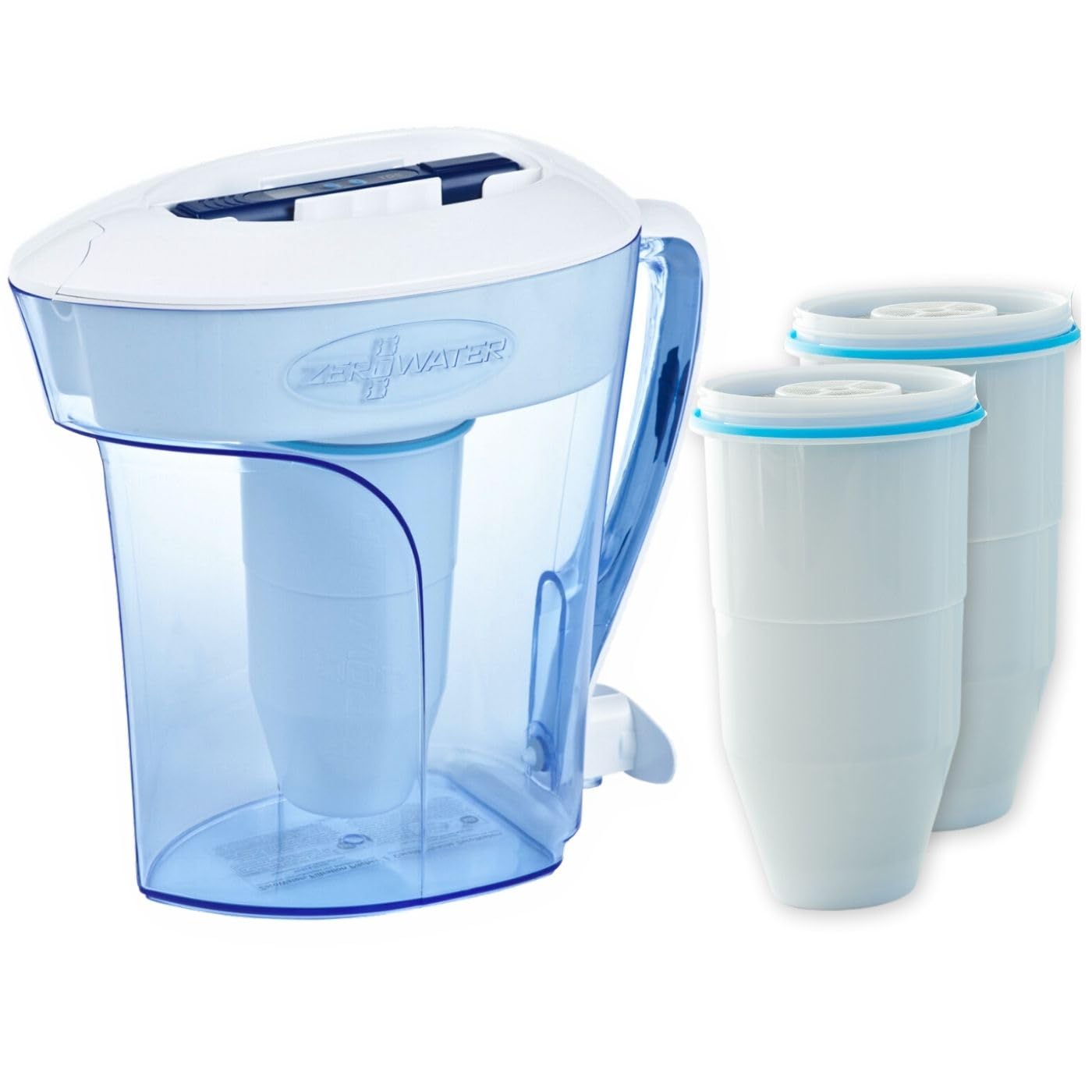 ZeroWater waterfilteringskan voor 12 kopjes 2,8 L Gefilterd water kan: De 5-fasen waterfilter kan van 2,8 L past bij je actieve levensstijl, met zijn ruimtebesparende ontwerp past hij perfect in compacte of kleine koelkasten Premium gezuiverd water in 5 f