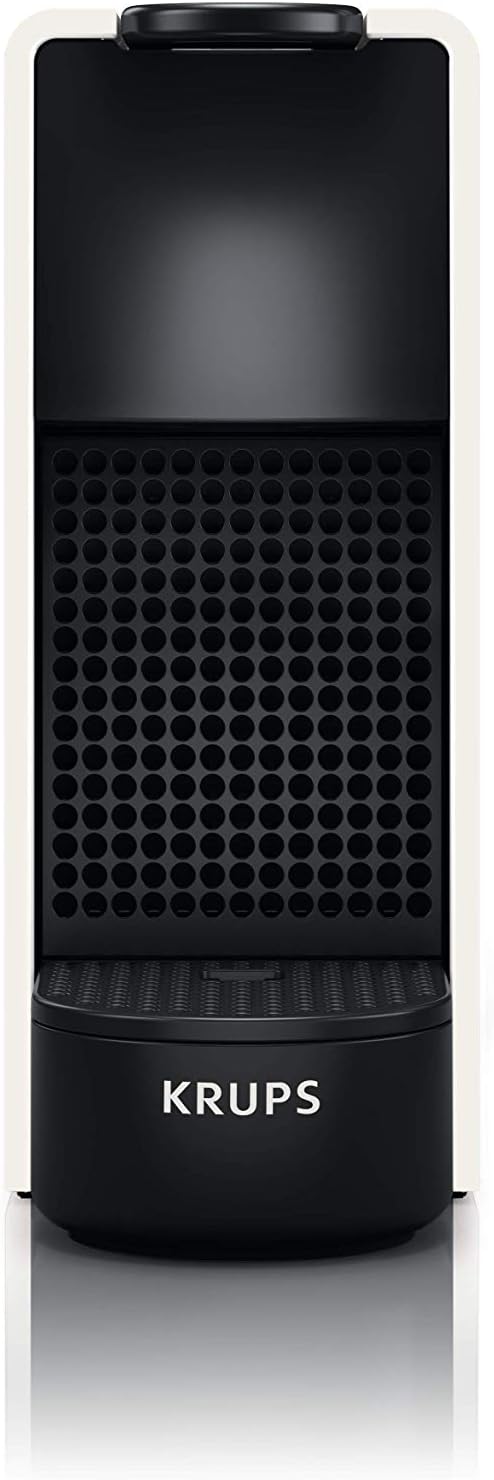 Nespresso Krups Essenza Mini XN1108 koffiecupmachine, 0,6 liter, 19 bar, Energiebesparende modus, Zwart Het koffiezetapparaat voor eenmalig gebruik met een ultracompact modern ontwerp voor maximaal comfort, dat zo min mogelijk ruimte inneemt met een afmet
