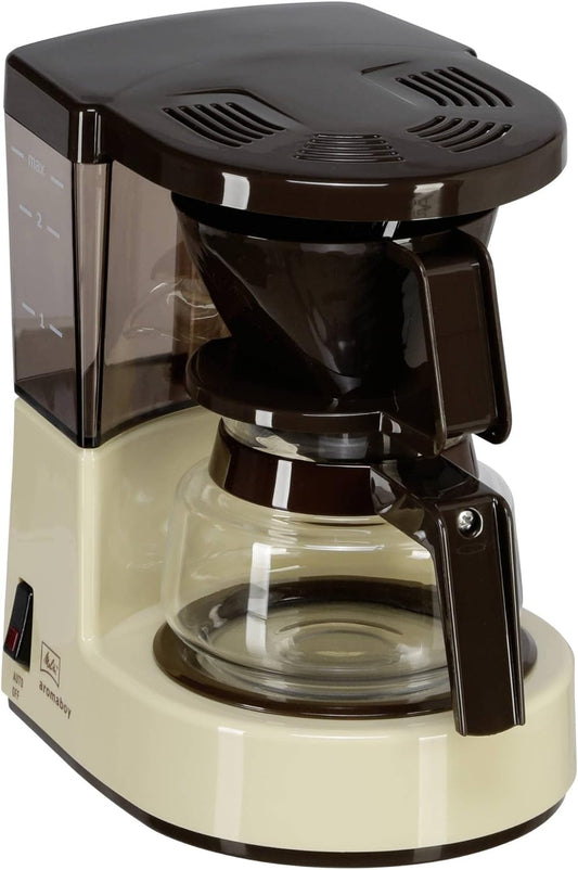 Melitta Koffiezetapparaat met Glazen Pot Voor 2 Kopjes Over dit item Ruimtebesparend ontwerp Bijzonder slanke filterkoffiemachine met glazen kan voor ca. 2 kopjes, ideaal voor eenpersoonshuishoudens, caravans of vakantieappartementen, geschikt voor Melitt