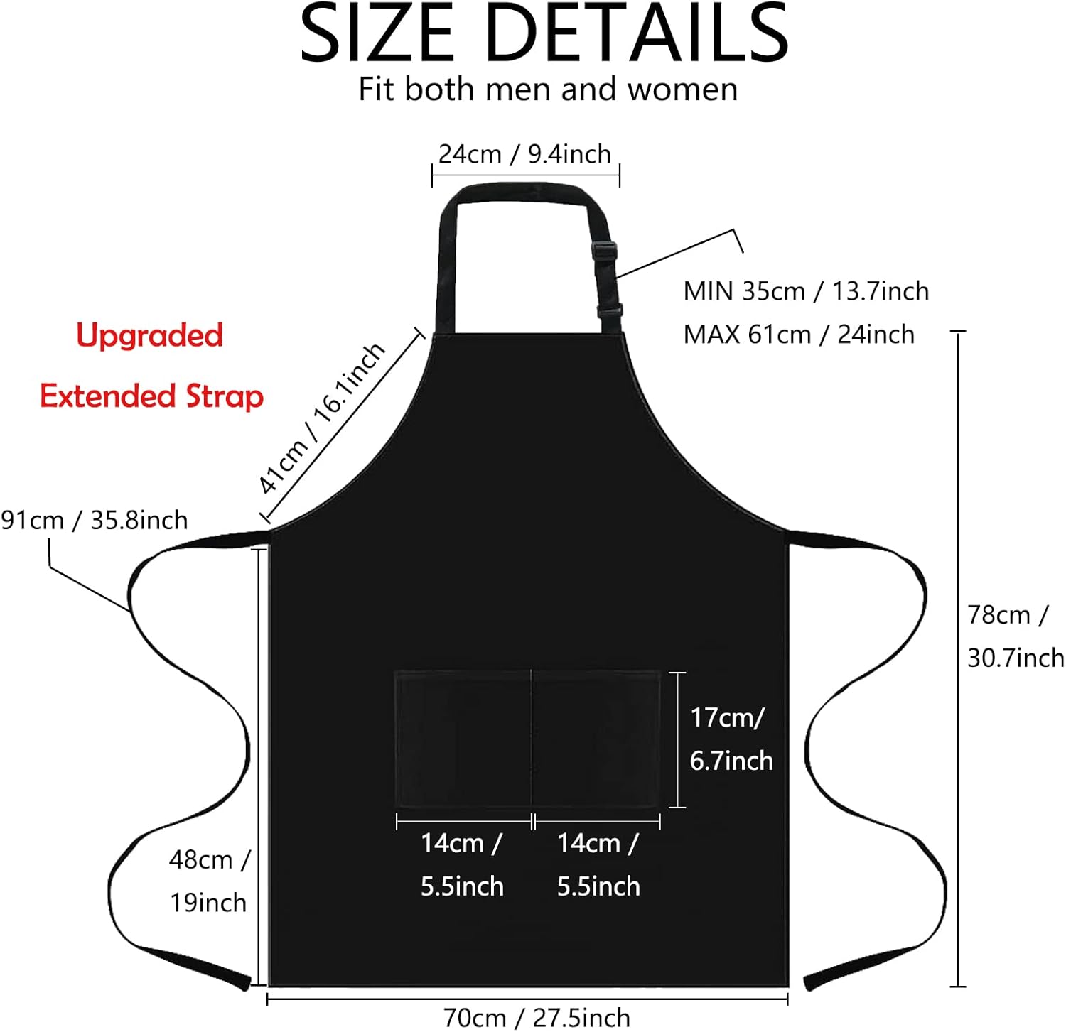 Molenky schort,Verstelbare schort met 2 grote zakken, 2 STUKS Katoenen Chef-koksschortenset, Unisex Waterdichte professionele kwaliteit Keukenschort voor in de keuken 1 Productgegevens Type sluiting Trekkoord Over dit item 【Hoogwaardige materialen】 -Molen