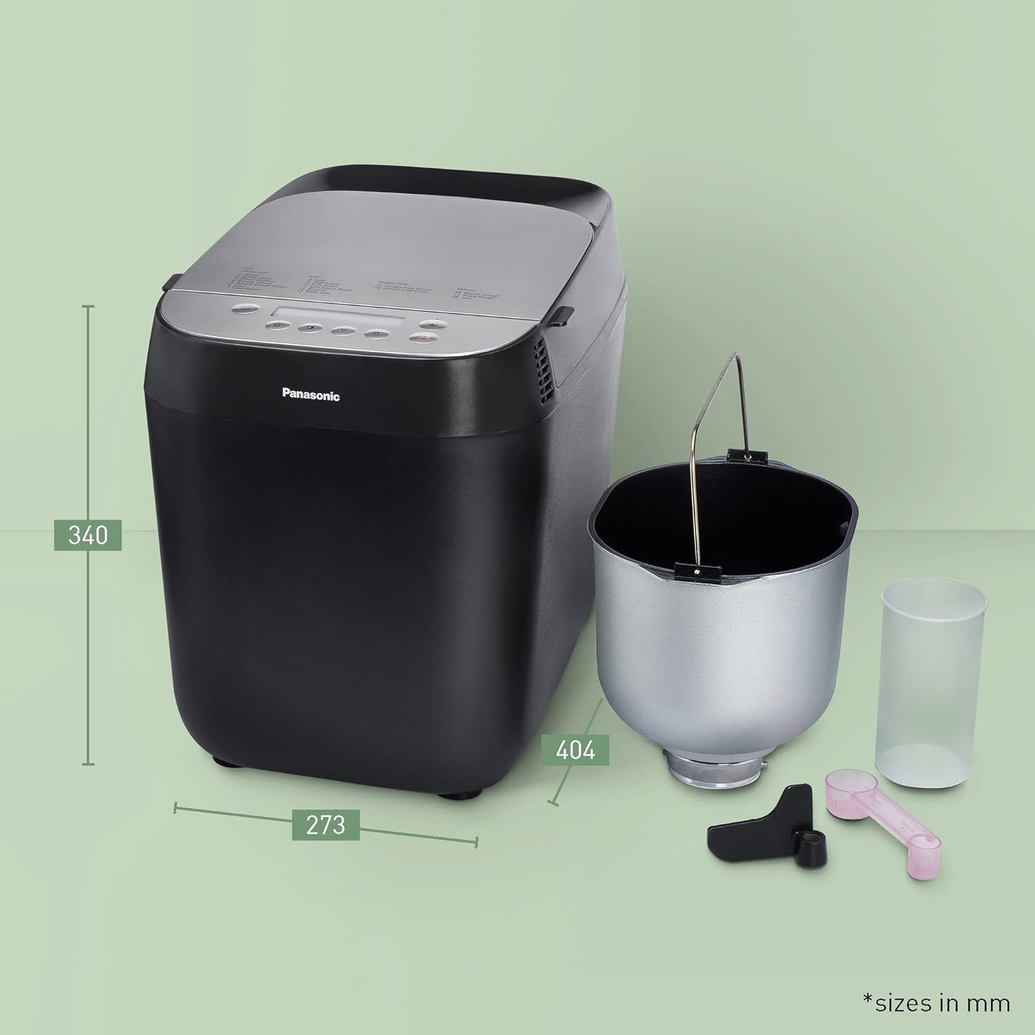 Panasonic broodbakmachine knapperig brood Croustina SD-ZF2010KXF, De enige broodbakmachine die je een knapperig en goudkleurig brood kan maken. met 18 programma's en uitgestelde start. Een nieuw ontwerp voor ronde en knapperige broden. 7 speciale programm