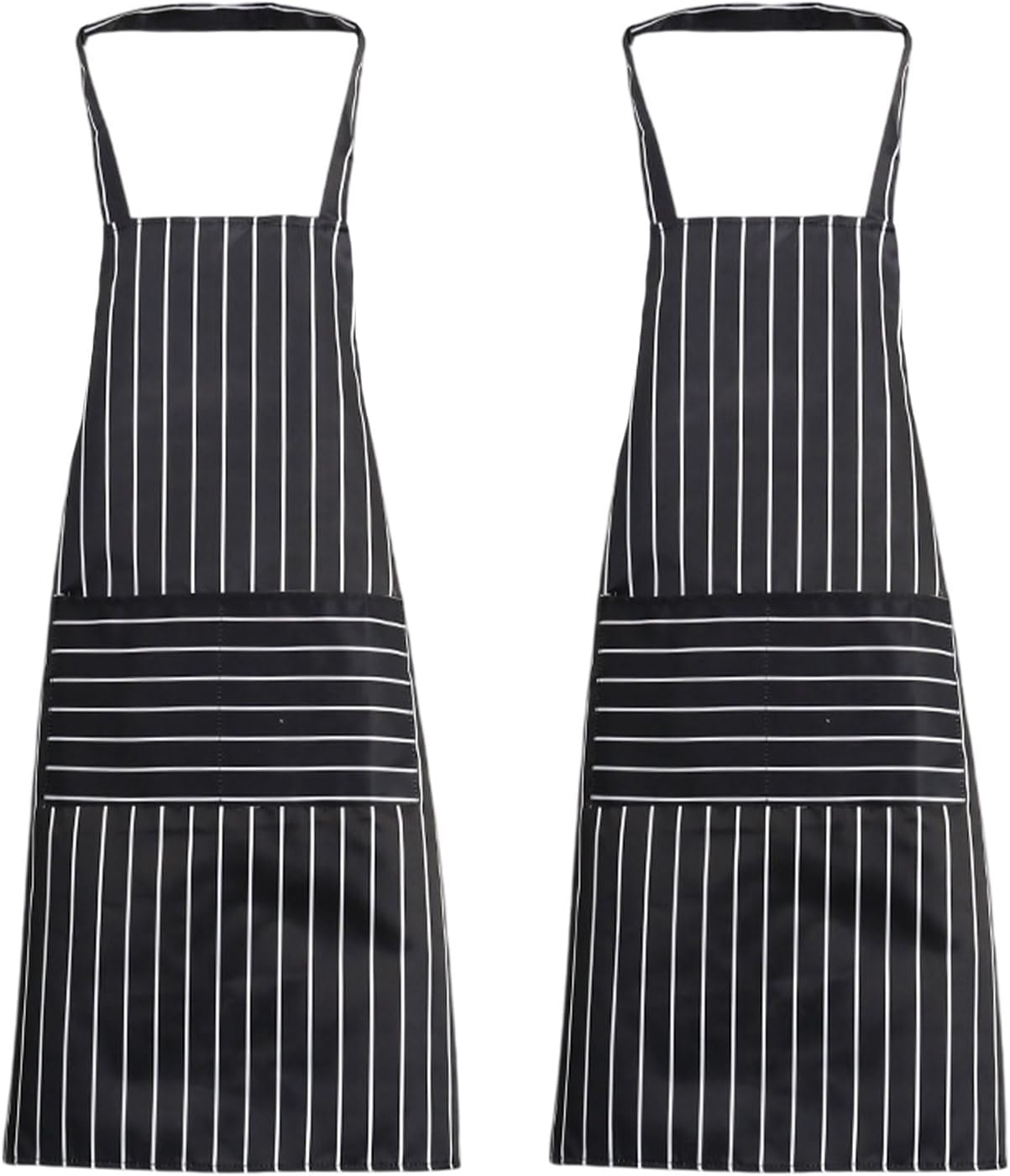 Verstelbare 2 stuks chef-kokschort met zwart-witte strepen Over dit item PAKKETHOEVEELHEID: Je ontvangt 2 zwart-wit gestreepte schorten voor zowel mannen als vrouwen, perfect voor je keuken en professionele behoeften. Verstelbaar ontwerp: het keukenschort