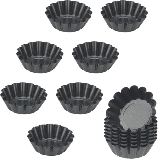 14 stuks 6,5 cm mini-taartvorm, quichevorm, klein van koolstofstaal, tartelette vormpjes, anti-aanbak, muffinvorm, ronde taartvorm voor mini-taart Over ons: in de MUNGHOK Store bieden wij niet alleen kwaliteitsproducten aan, maar we streven er ook naar om