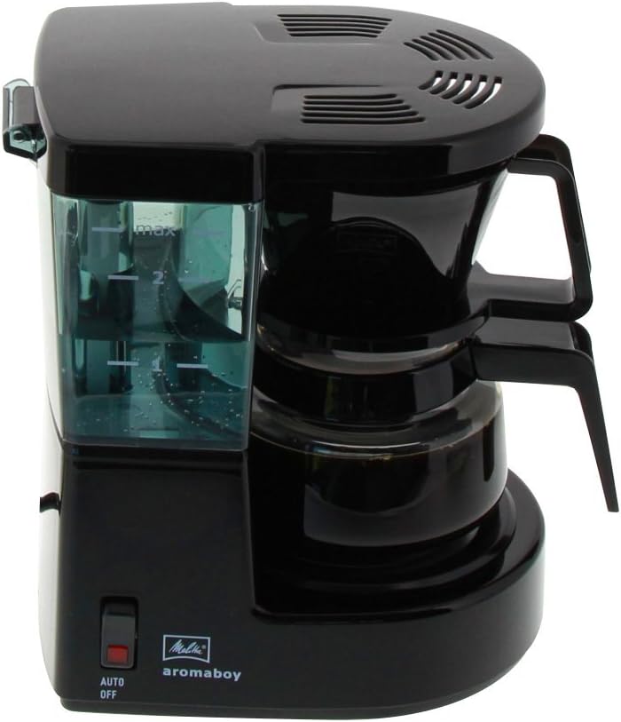 Melitta Koffiezetapparaat met Glazen Pot Voor 2 Kopjes Over dit item Ruimtebesparend ontwerp Bijzonder slanke filterkoffiemachine met glazen kan voor ca. 2 kopjes, ideaal voor eenpersoonshuishoudens, caravans of vakantieappartementen, geschikt voor Melitt