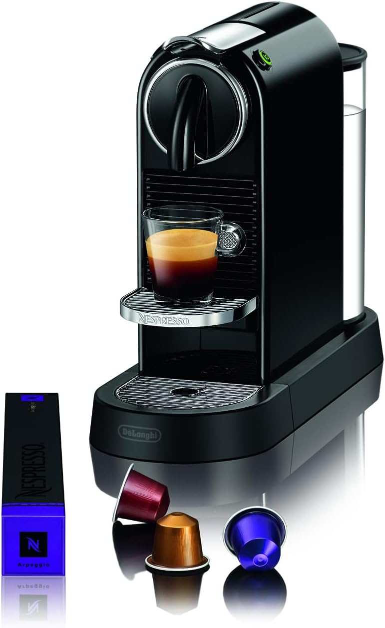 Nespresso De'Longhi CitiZ Melk- en koffiecapsulemachine Over dit item STIJLVOL EN COMPACT ONTWERP: Een intuïtief, gebruiksvriendelijk en bekroond compact ontwerp waar zowel Nespresso-koffiedrinkers als designgeïnteresseerde mensen dol op zullen zijn. GEÏN