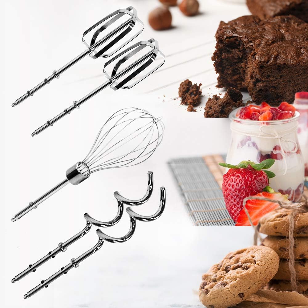 Cecotec PowerTwist 500 stalen standmixer, 500 W, 3,5L capaciteit roestvrijstalen zelfroterende kom, 5 snelheidsniveaus, turbofunctie, ergonomisch ontwerp, 3 accessoires Mixer voor het gemakkelijk kloppen, mengen, monteren, roeren en kneden, voor hoge kook