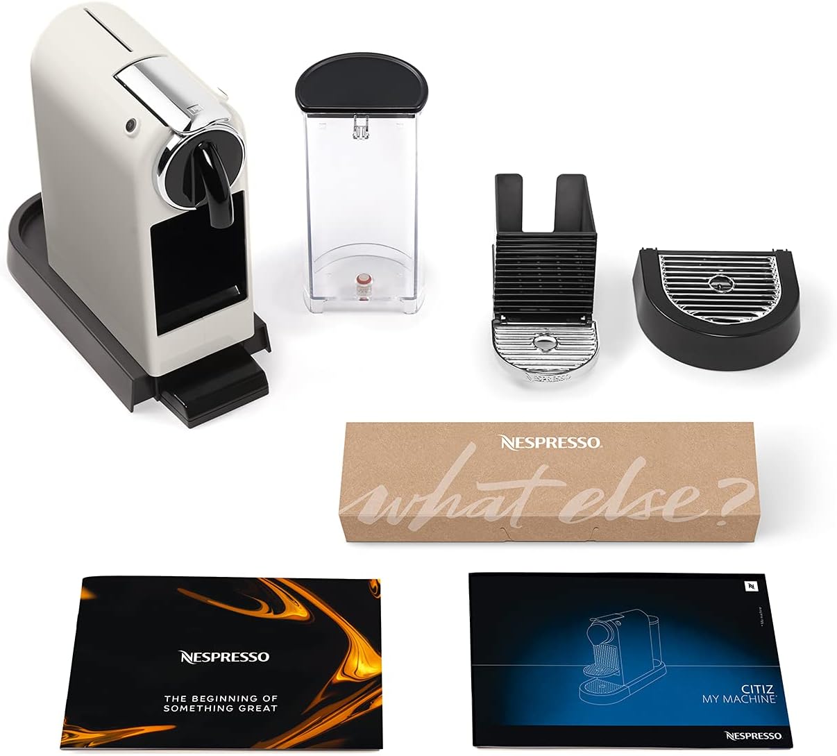Nespresso De'Longhi CitiZ Melk- en koffiecapsulemachine Over dit item STIJLVOL EN COMPACT ONTWERP: Een intuïtief, gebruiksvriendelijk en bekroond compact ontwerp waar zowel Nespresso-koffiedrinkers als designgeïnteresseerde mensen dol op zullen zijn. GEÏN