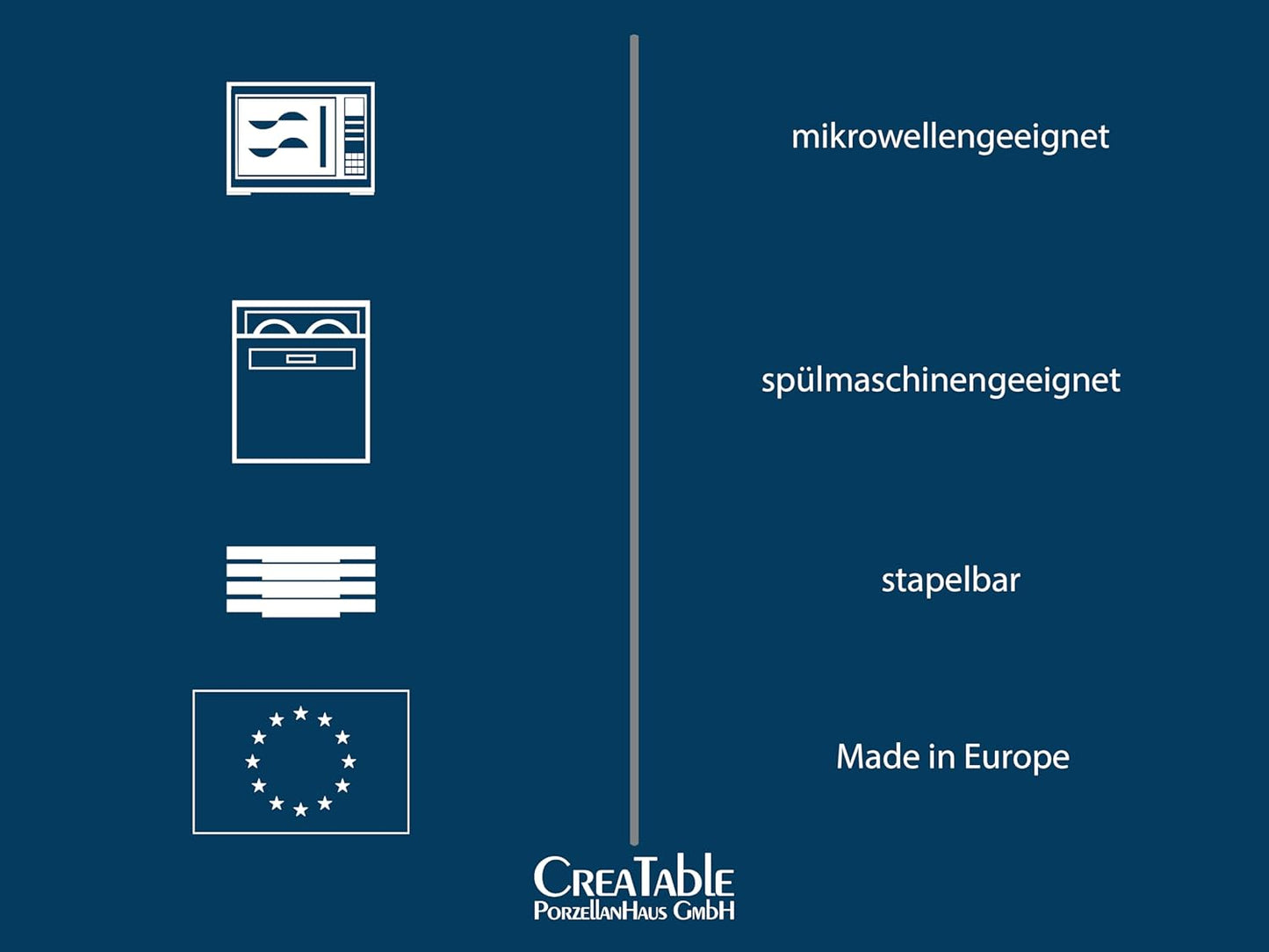 CreaTable, 21625, serie Orient Mandala, 2-delige serviesset, bordenset van porselein, vaatwasser- en magnetronbestendig, Made in Europe ✅ Elegante platenset: je krijgt hier een prachtige 2-delige platenset in een elegante ovale vorm met een diameter van 2