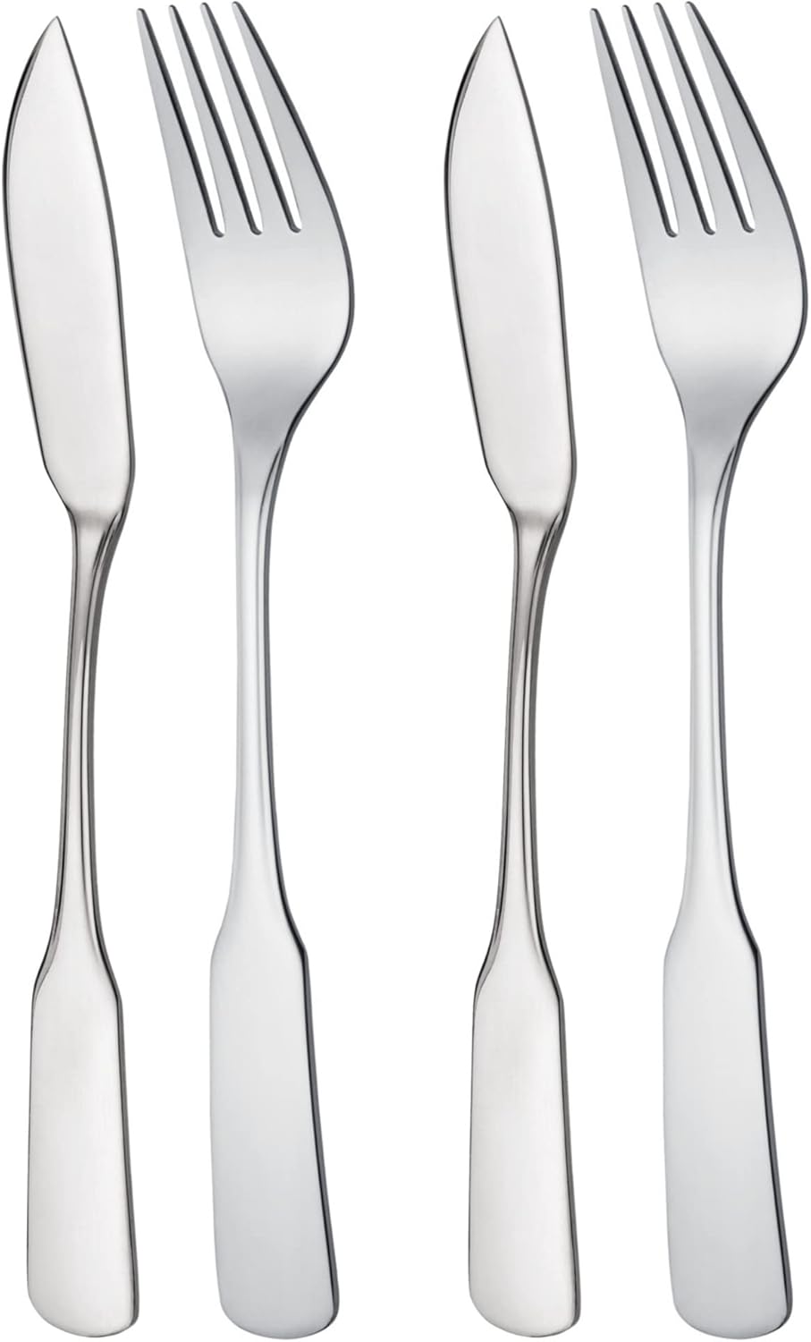 GRÄWE Visbestek 4-delig visvorken, vismessen Over dit item GRÄWE Visbestek 4-delig voor 2 personen – serie Spade. Ontdek de tijdloze elegantie en uitstekende kwaliteit van het GRÄWE visbestek, 4-delig voor 2 personen, uit de serie Spade. Deze bestekset is