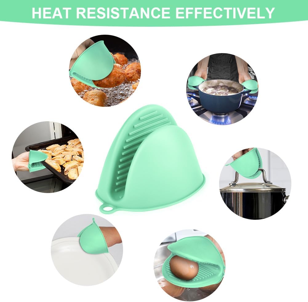 1 Paar Mini siliconen hittebestendige ovenhandschoenen Over dit item Hittebestendig materiaal: AUAUY ovenhandschoenen zijn hittebestendige isolatiepads gemaakt van hoogwaardig siliconenmateriaal van voedingskwaliteit dat bestand is tegen temperaturen tot