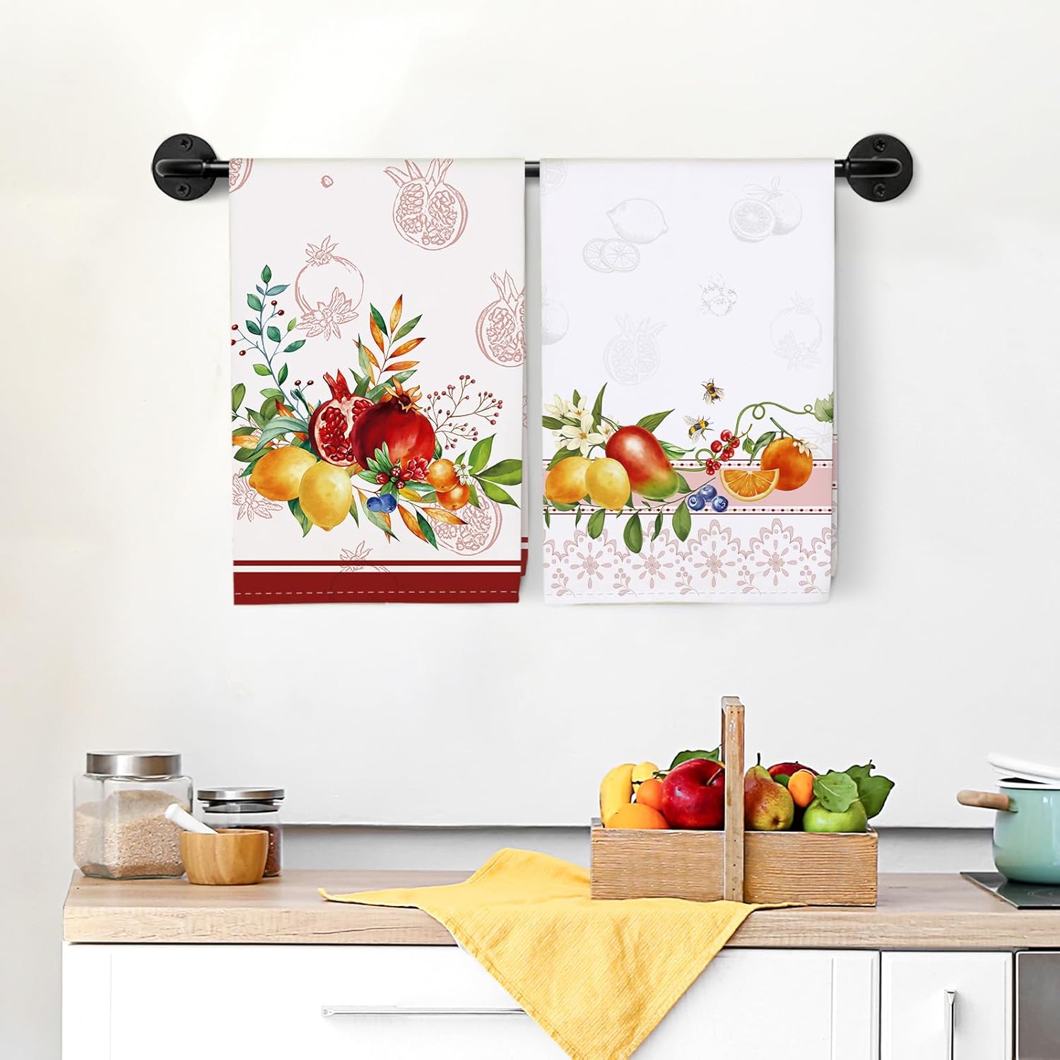 Arquiel Katoen Keukenhanddoeken 4 stuks 70cm X 48cm Over dit item KWALITEITSMATERIAAL: Arquiel keukendoeken zijn gemaakt van 100% katoen Ze zijn voorzien van digitale printtechnologie. De kleuren zijn helder en lichtbestendig (tips: vanwege de eigenschapp