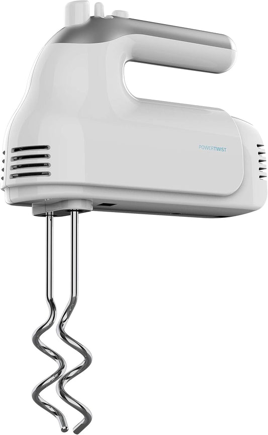 Cecotec PowerTwist 500 stalen standmixer, 500 W, 3,5L capaciteit roestvrijstalen zelfroterende kom, 5 snelheidsniveaus, turbofunctie, ergonomisch ontwerp, 3 accessoires Mixer voor het gemakkelijk kloppen, mengen, monteren, roeren en kneden, voor hoge kook