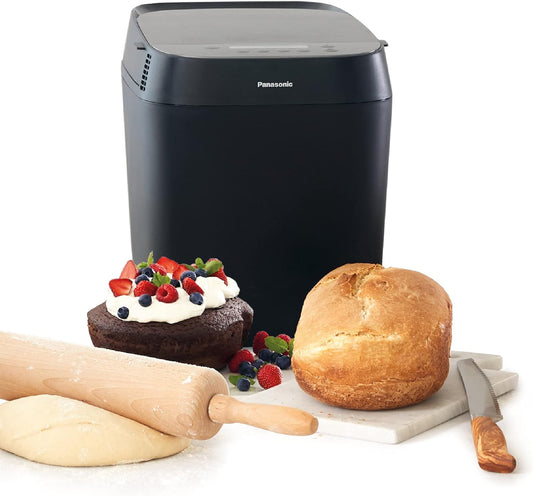 Panasonic broodbakmachine knapperig brood Croustina SD-ZF2010KXF, De enige broodbakmachine die je een knapperig en goudkleurig brood kan maken. met 18 programma's en uitgestelde start. Een nieuw ontwerp voor ronde en knapperige broden. 7 speciale programm