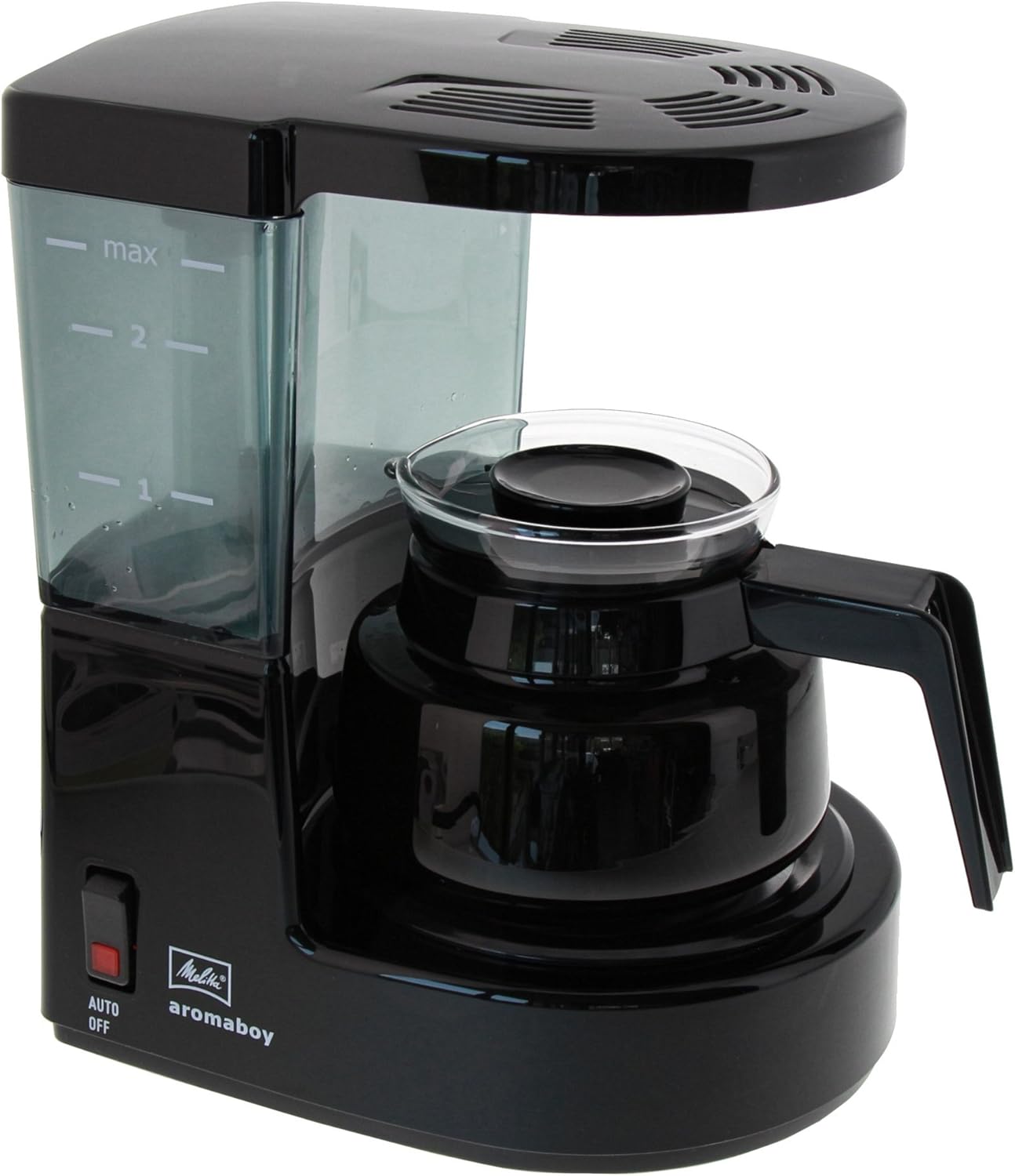 Melitta Koffiezetapparaat met Glazen Pot Voor 2 Kopjes Over dit item Ruimtebesparend ontwerp Bijzonder slanke filterkoffiemachine met glazen kan voor ca. 2 kopjes, ideaal voor eenpersoonshuishoudens, caravans of vakantieappartementen, geschikt voor Melitt