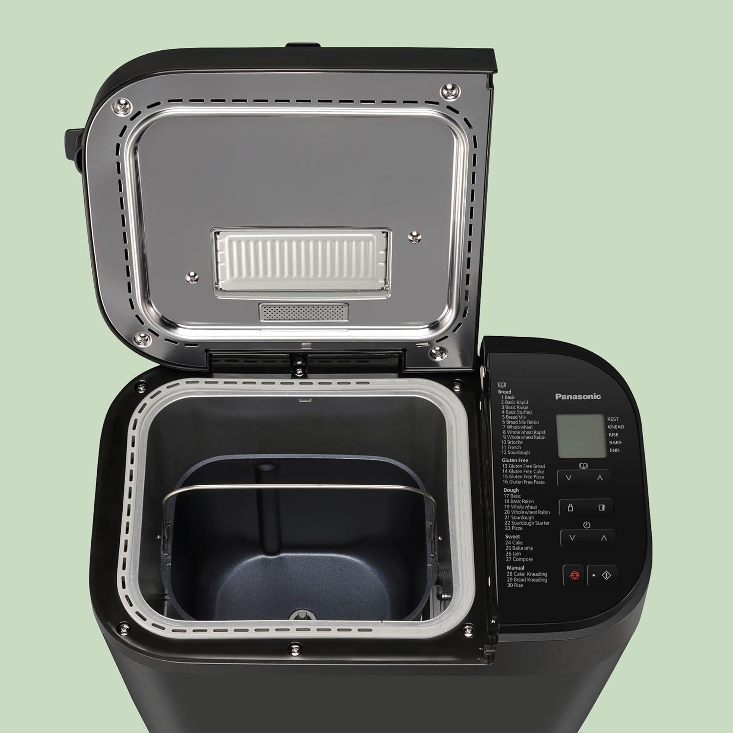 Panasonic SD-YR2540 Volledig Automatisch Broodbakmachine met 32 Backprogram, Donkergrijs TWEE TEMPERATUURSENSOREN: Deze broodbakmachine heeft twee ingebouwde sensoren om de interne en externe temperaturen te bepalen om elk programma te optimaliseren en u
