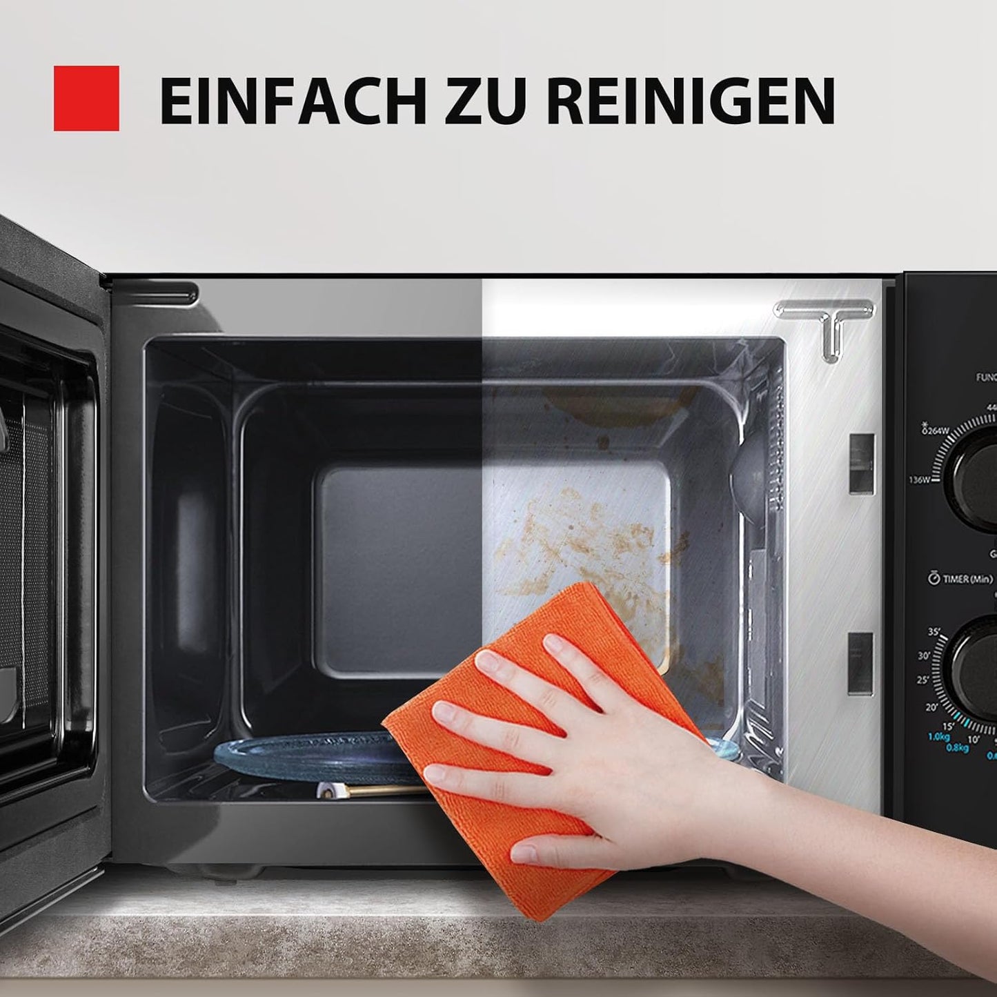 Toshiba MW2-MG20PF (BK) / GE magnetron met crispy grill & combi-functie, 5 vermogensniveaus, 1000 W grillvermogen, zwart Toshiba MW2-MG20PF (BK) /GE magnetron/magnetron met grill/20L 【Combinatiekoken】 Combinatiekoken is speciaal ontworpen voor het grillen