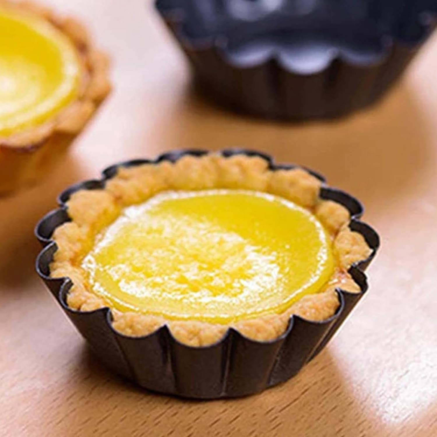 14 stuks 6,5 cm mini-taartvorm, quichevorm, klein van koolstofstaal, tartelette vormpjes, anti-aanbak, muffinvorm, ronde taartvorm voor mini-taart Over ons: in de MUNGHOK Store bieden wij niet alleen kwaliteitsproducten aan, maar we streven er ook naar om
